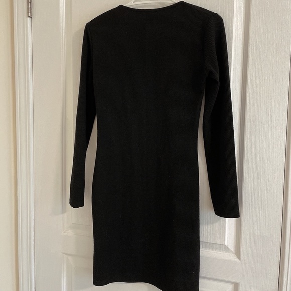 ZARA Textured Wave Dress - Picture 2 of 4